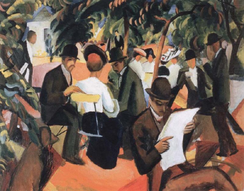 park pestaurant, August Macke